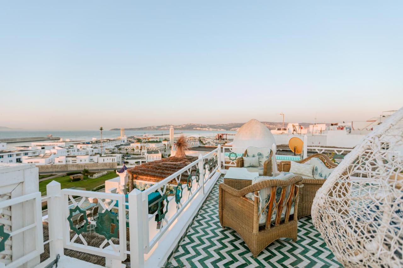 Riad Villa With Mediterranean Sea Views Of Spain And Gibraltar 丹吉尔 外观 照片
