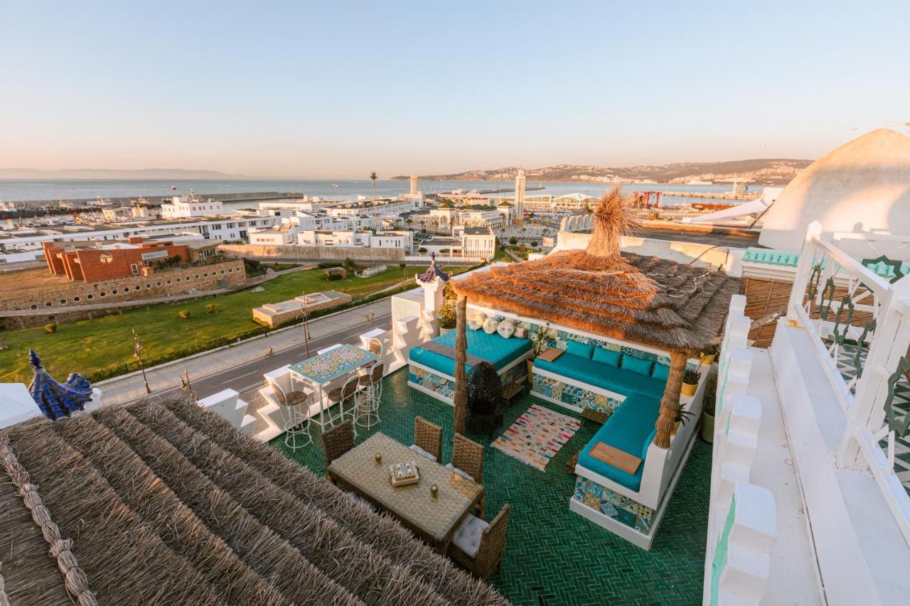 Riad Villa With Mediterranean Sea Views Of Spain And Gibraltar 丹吉尔 外观 照片