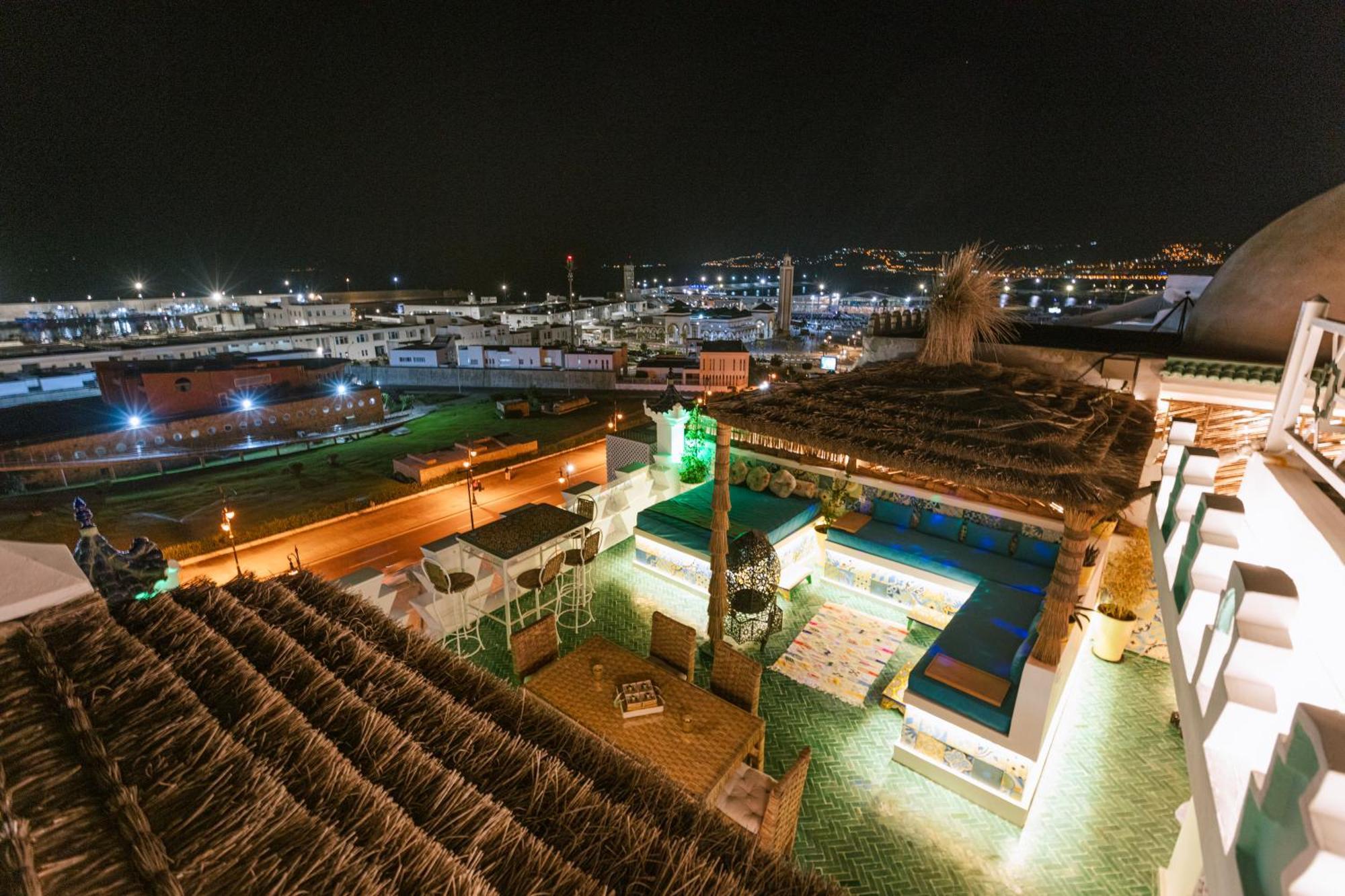 Riad Villa With Mediterranean Sea Views Of Spain And Gibraltar 丹吉尔 外观 照片