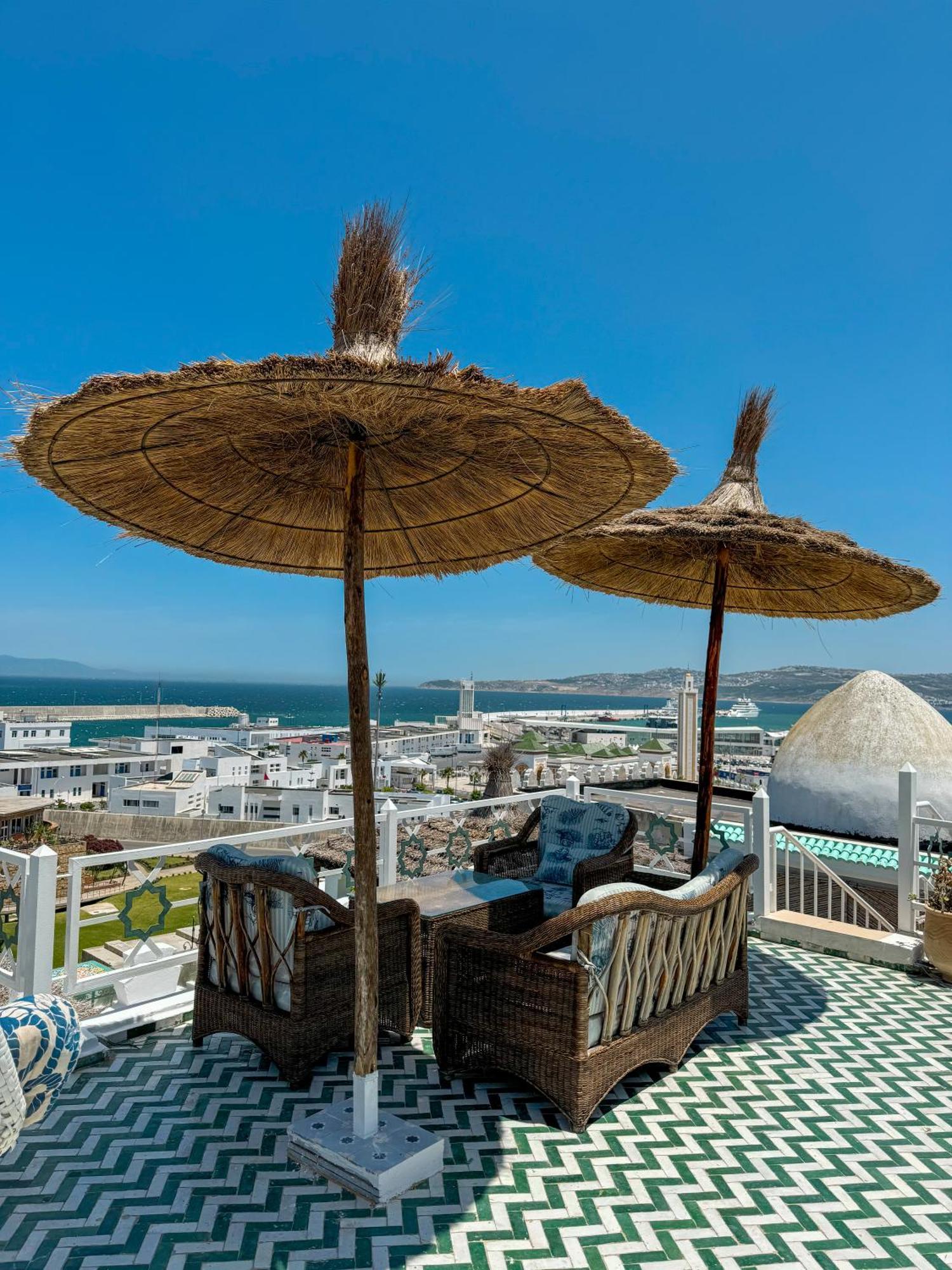 Riad Villa With Mediterranean Sea Views Of Spain And Gibraltar 丹吉尔 外观 照片